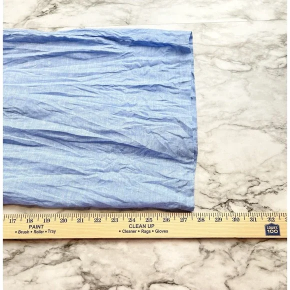 Sagimar 100% Linen Pants Pull On Blue Wide Leg Women's Made In Italy Linen Sz S? - Picture 7 of 7